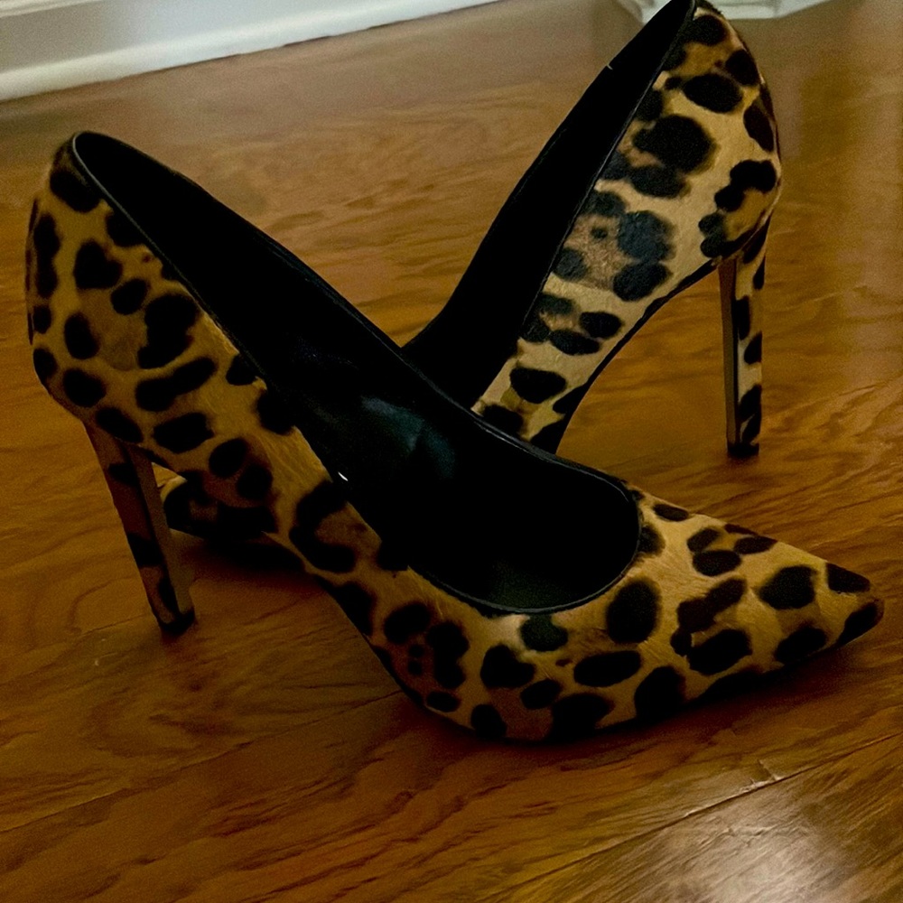 Nine West Leopard Cheetah Print Heels
